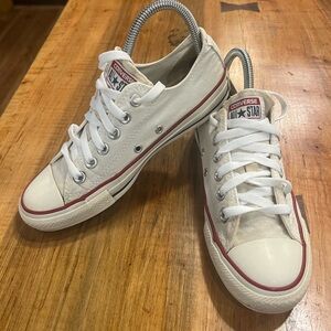 Converse All Star Cream Canvas Sneakers